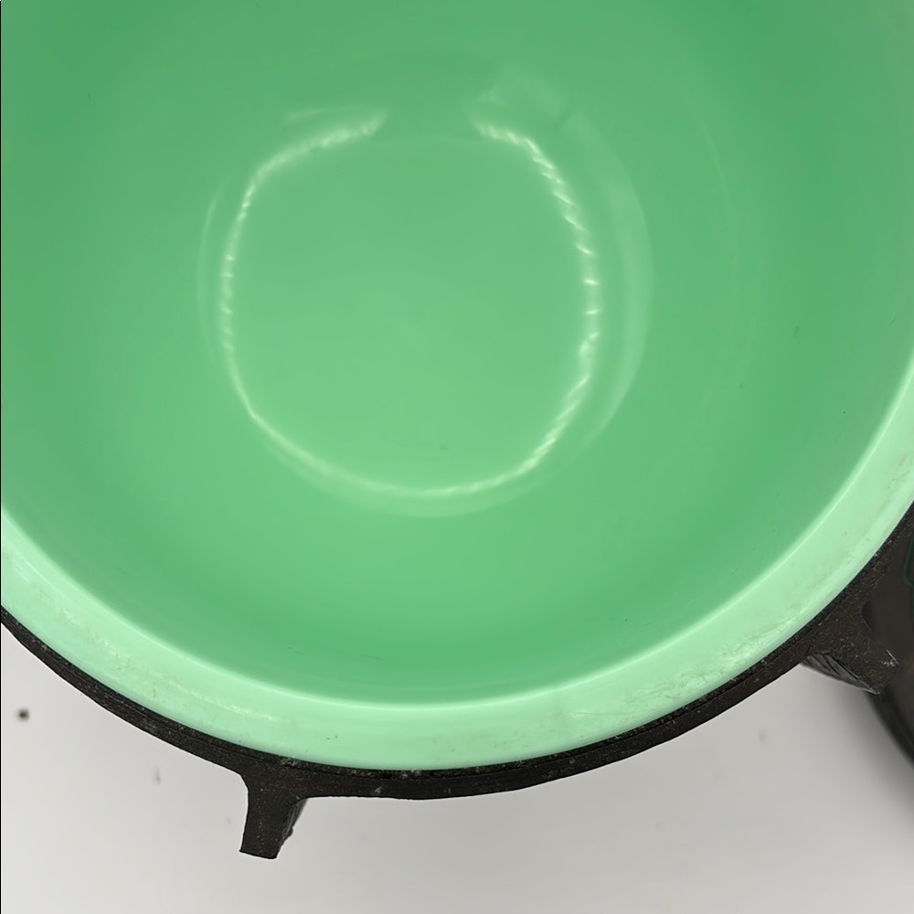 VTG JAMES MONT Verdigris Mid-Century Asian Large ICE BUCKET w/ Liner - Picture 6 of 9